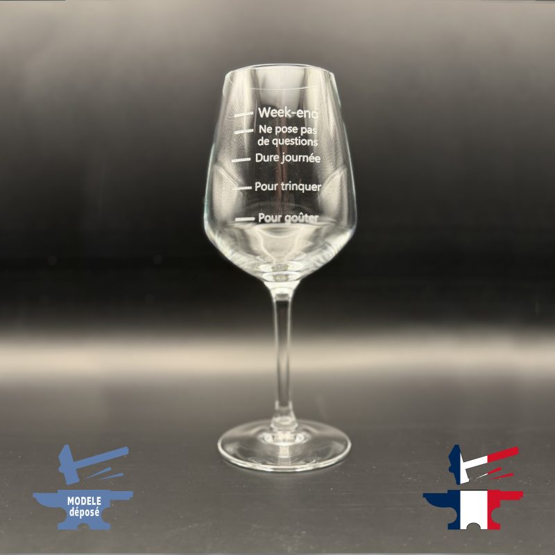 verre à vin gradué