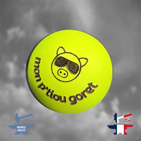 cochonnet jaune "cochon p'itou goret"